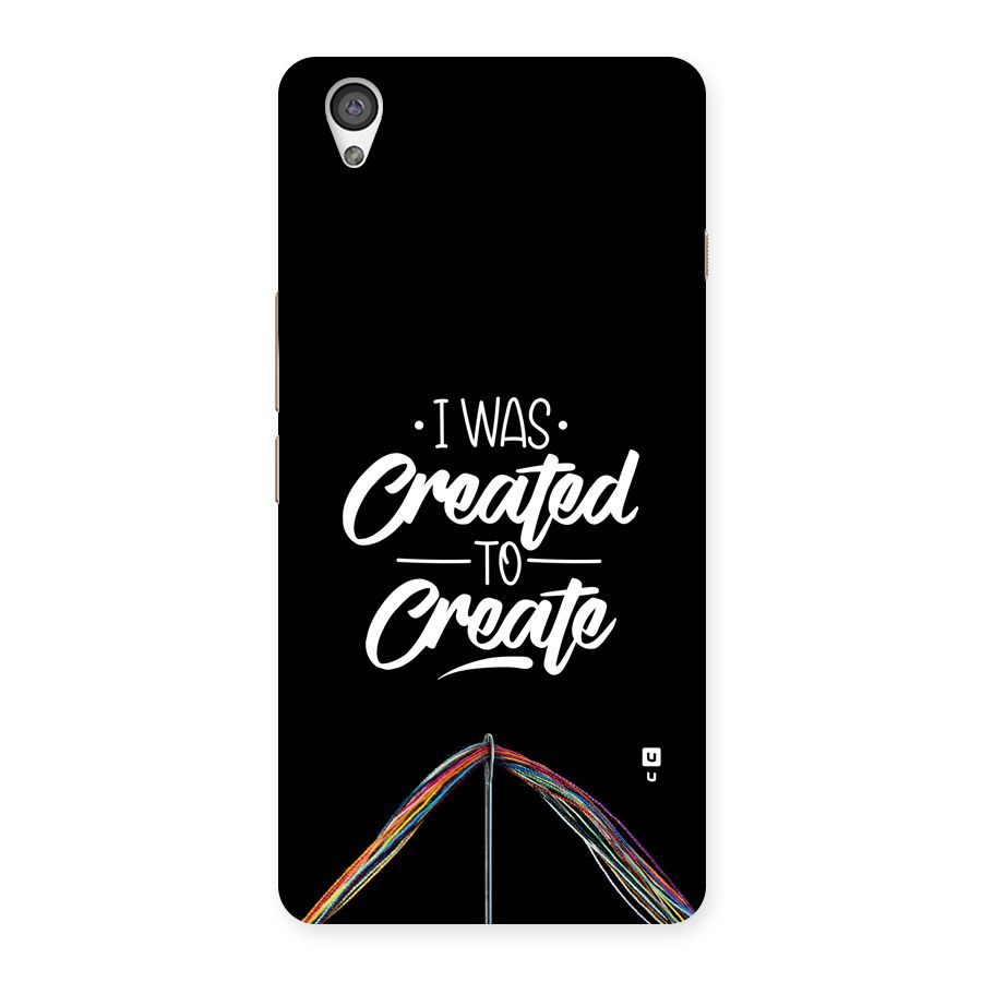 Created to Create Back Case for OnePlus X