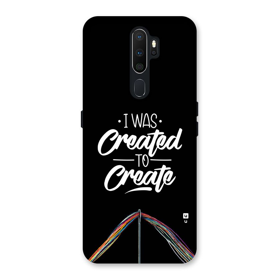 Created to Create Back Case for Oppo A5 (2020)