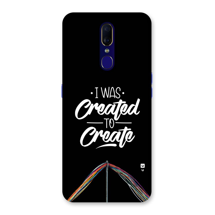 Created to Create Back Case for Oppo A9