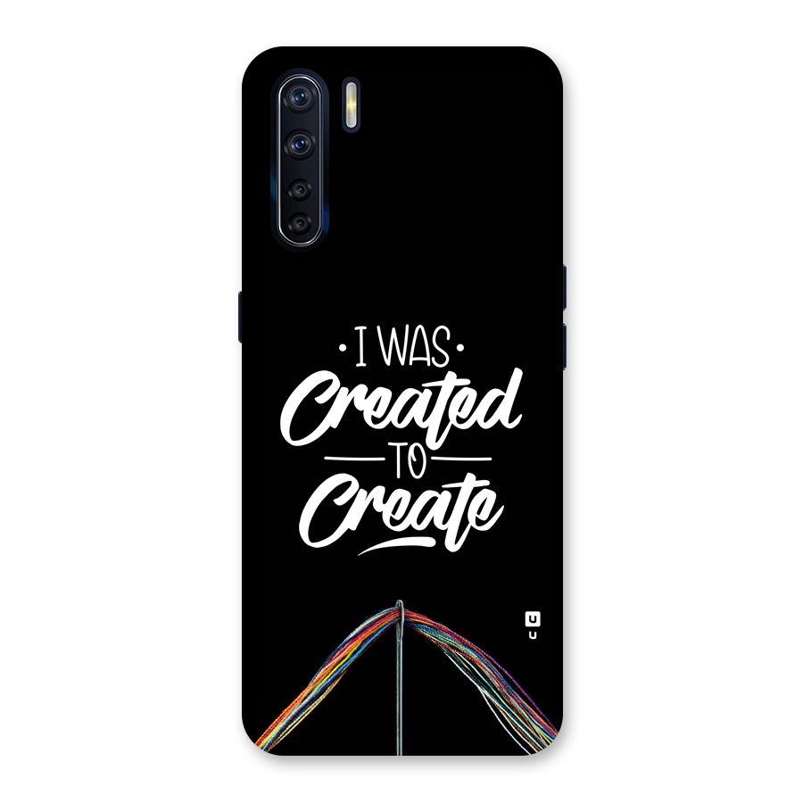 Created to Create Back Case for Oppo F15