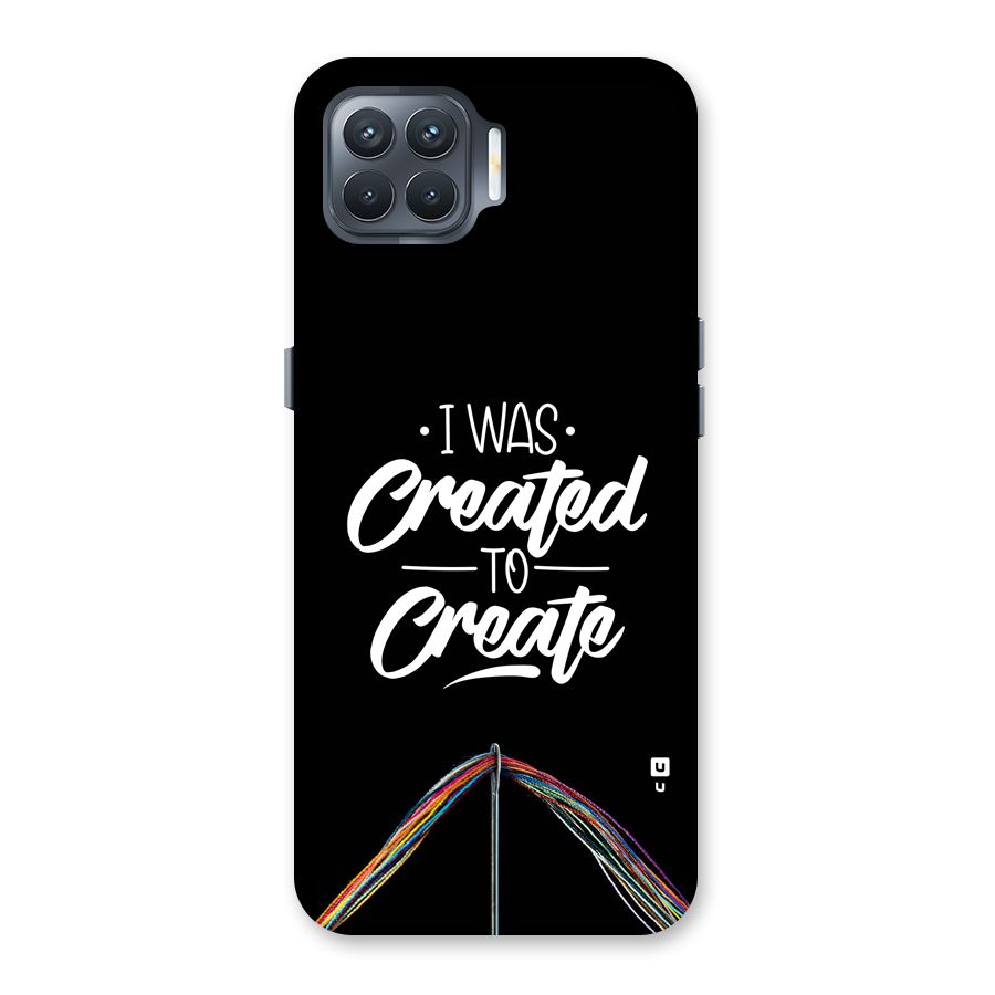 Created to Create Back Case for Oppo F17 Pro