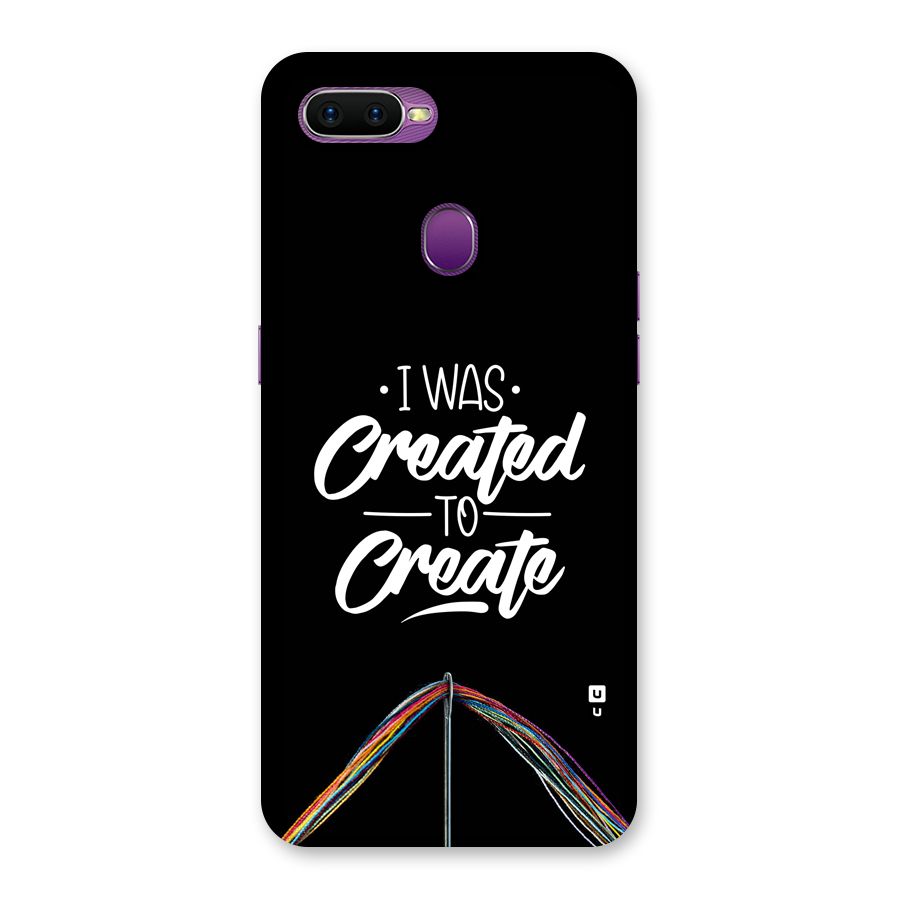 Created to Create Back Case for Oppo F9