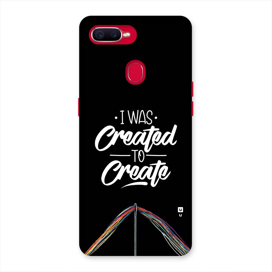 Created to Create Back Case for Oppo F9 Pro