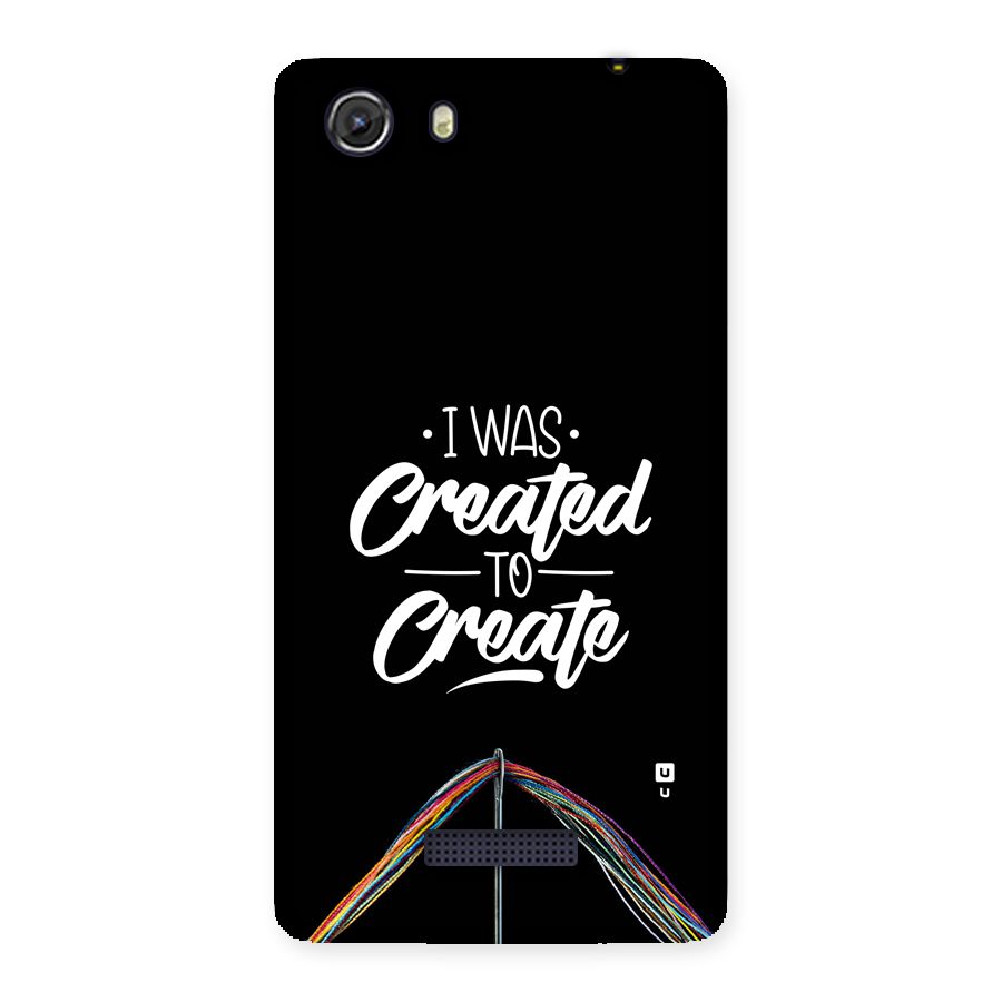 Created to Create Back Case for Unite 3