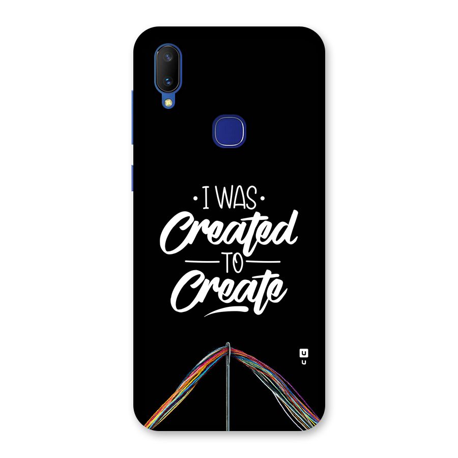 Created to Create Back Case for Vivo V11
