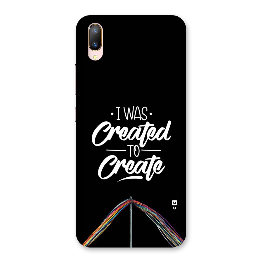 Created to Create Back Case for Vivo V11 Pro