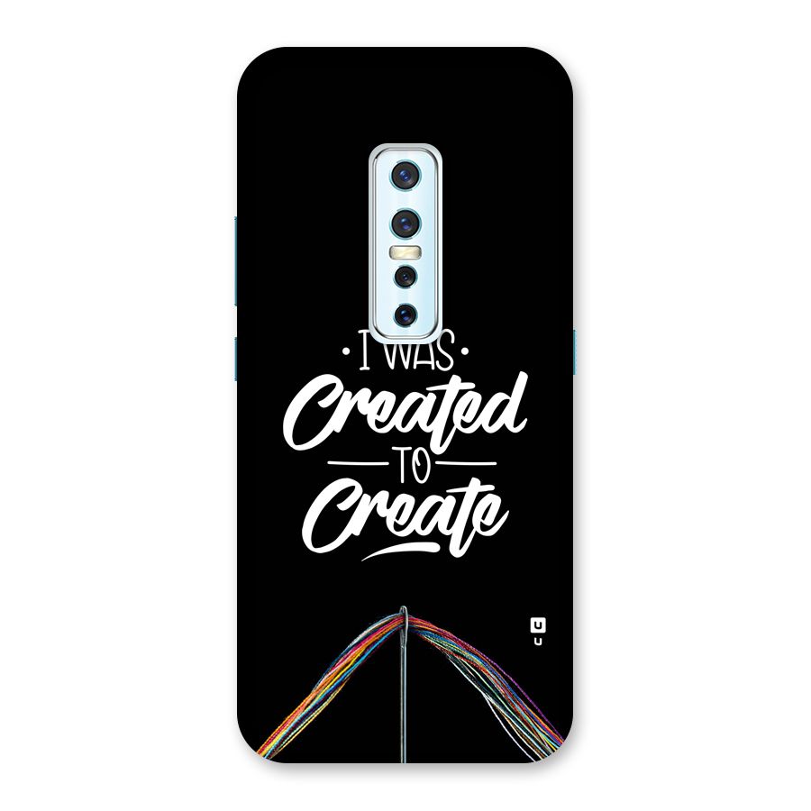 Created to Create Back Case for Vivo V17 Pro