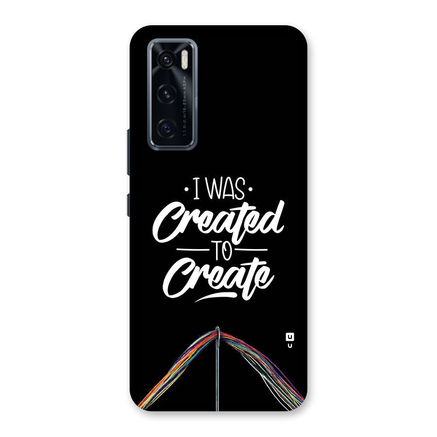 Created to Create Back Case for Vivo V20 SE