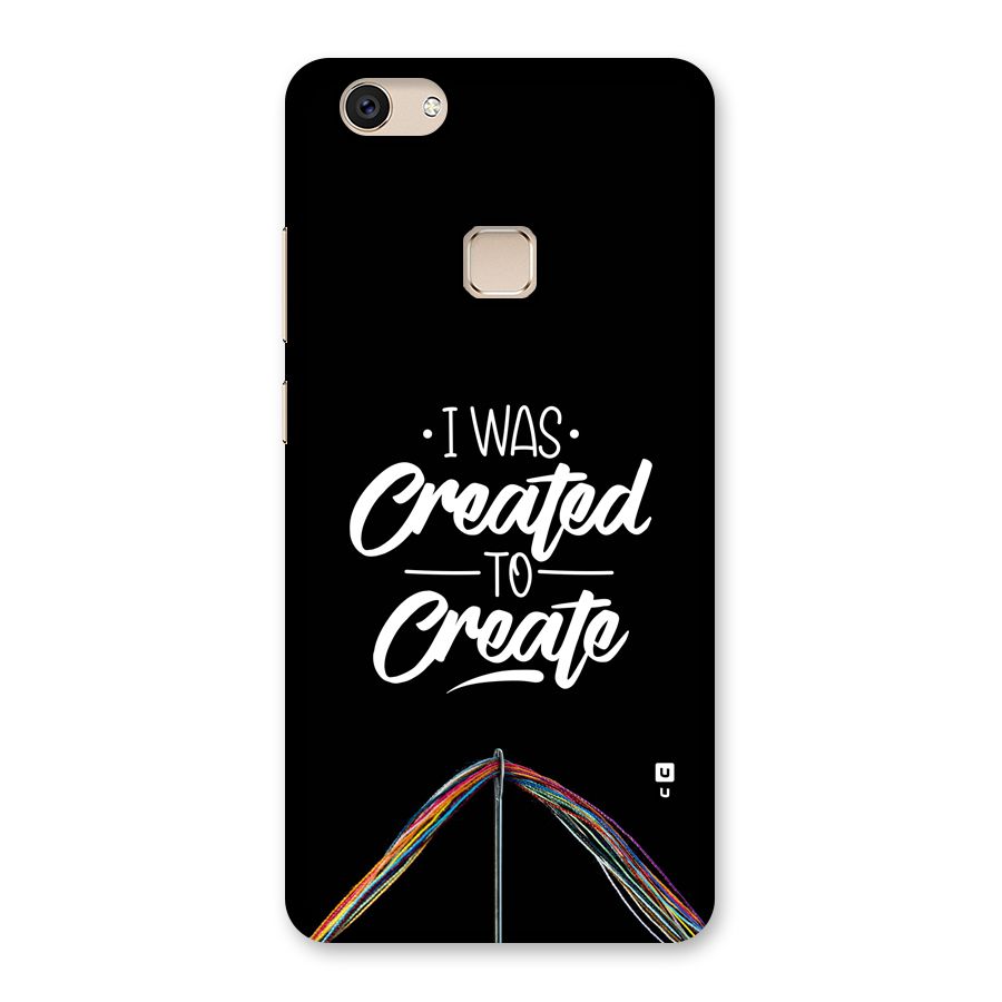 Created to Create Back Case for Vivo V7