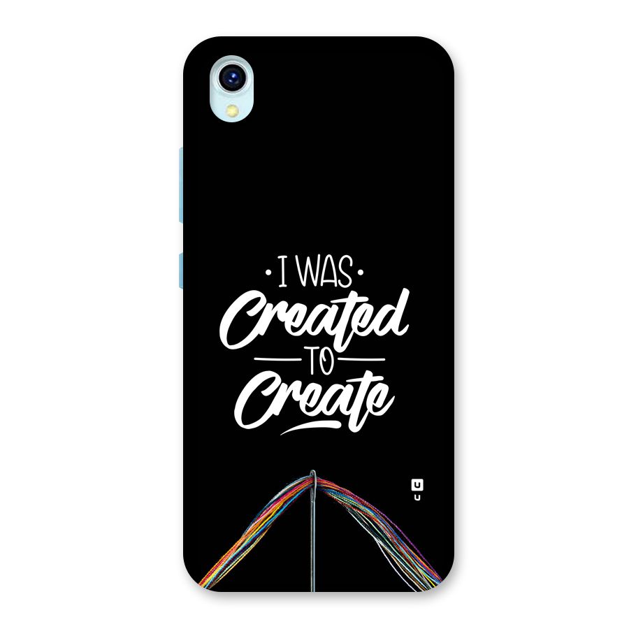 Created to Create Back Case for Vivo Y1s
