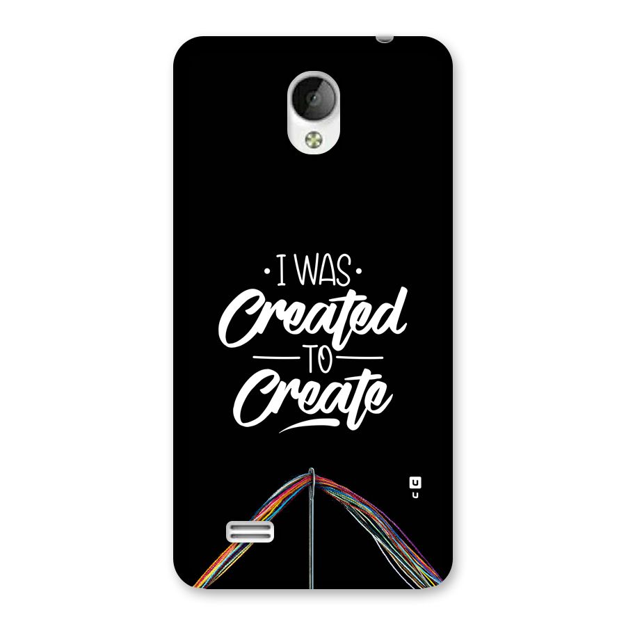 Created to Create Back Case for Vivo Y21