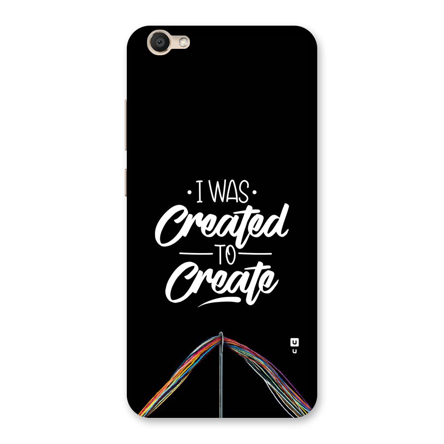 Created to Create Back Case for Vivo Y67