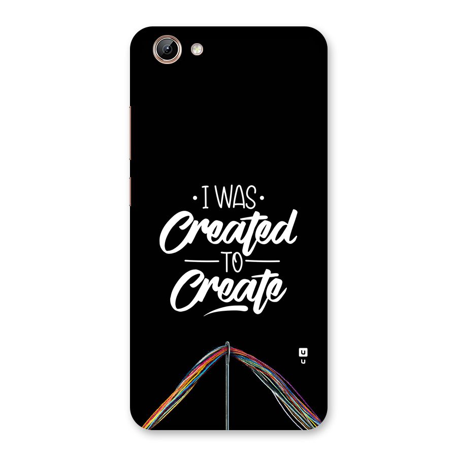 Created to Create Back Case for Vivo Y71