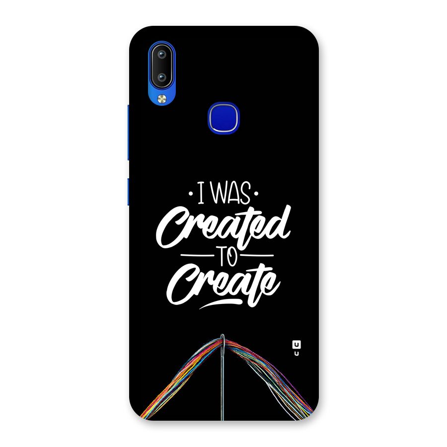 Created to Create Back Case for Vivo Y91