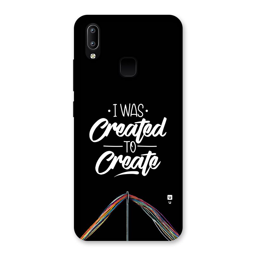 Created to Create Back Case for Vivo Y95