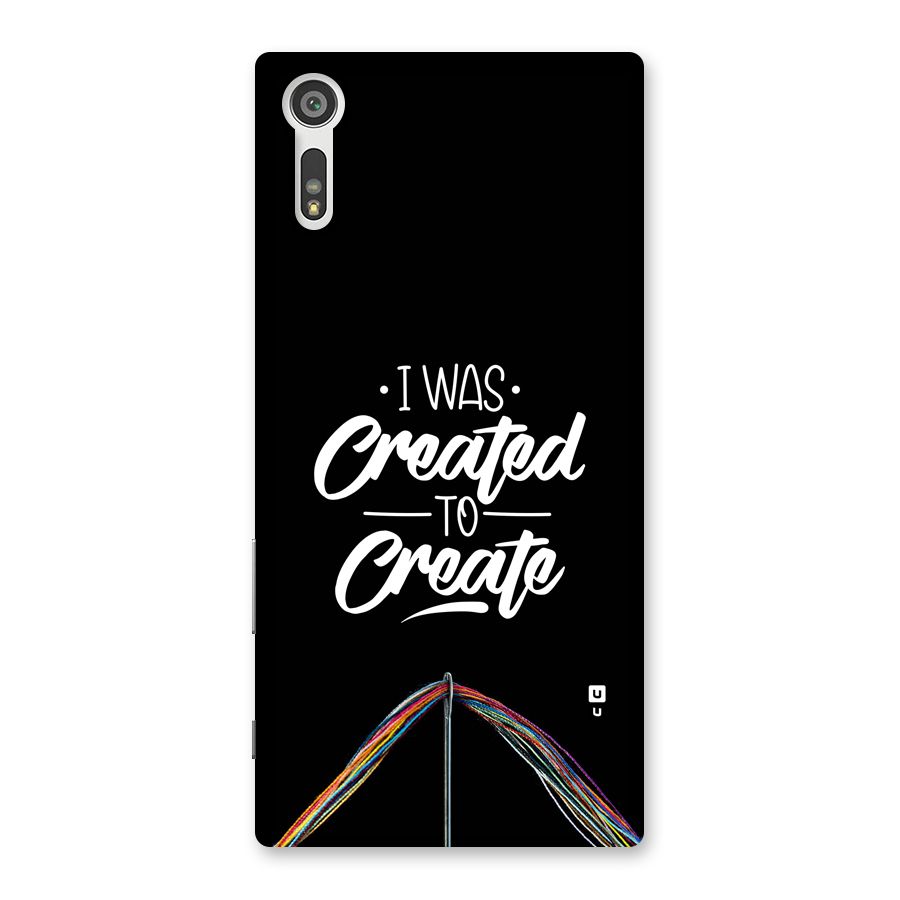 Created to Create Back Case for Xperia XZ