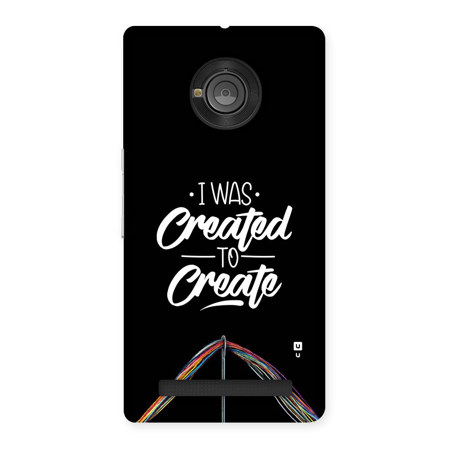 Created to Create Back Case for Yunique