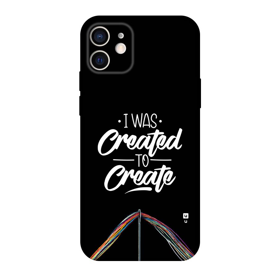 Created to Create Back Case for iPhone 12 Pro