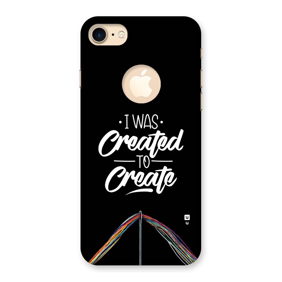 Created to Create Back Case for iPhone 8 Logo Cut