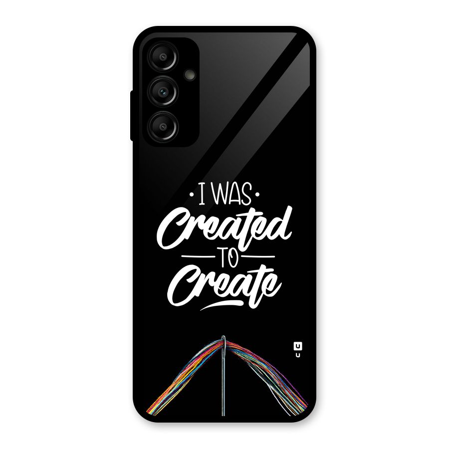 Created to Create Glass Back Case for Galaxy A14 5G