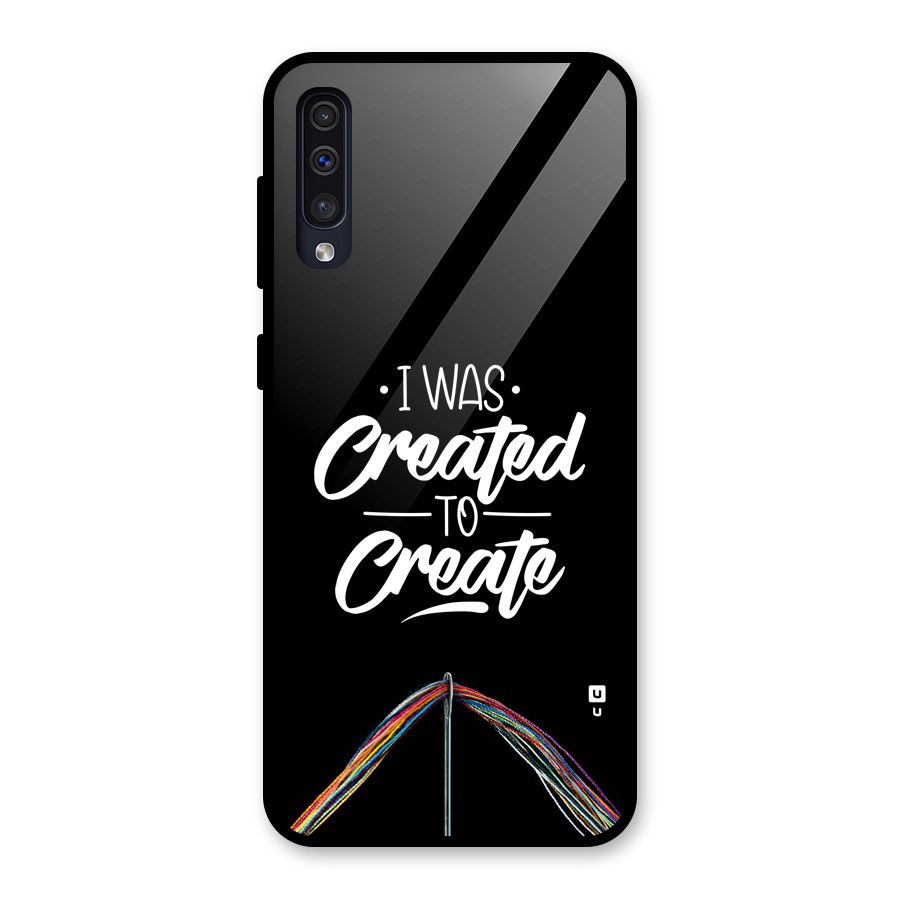 Created to Create Glass Back Case for Galaxy A50