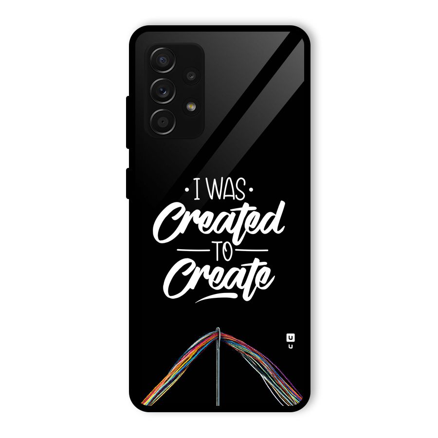 Created to Create Glass Back Case for Galaxy A53 5G