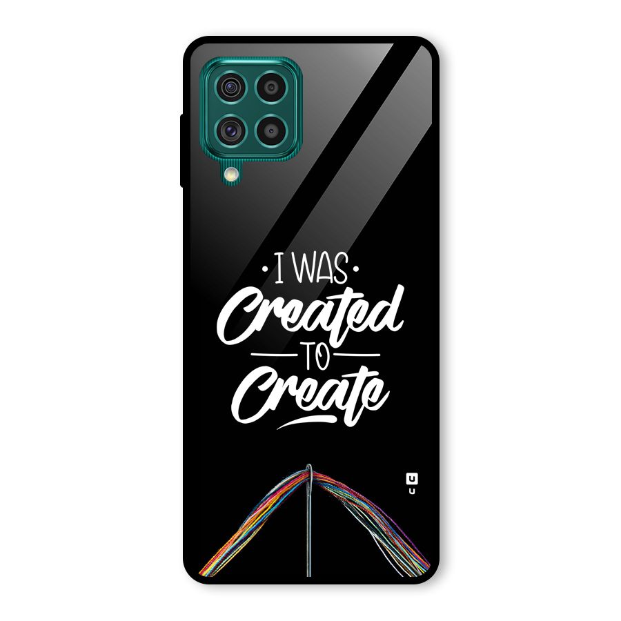 Created to Create Glass Back Case for Galaxy F62