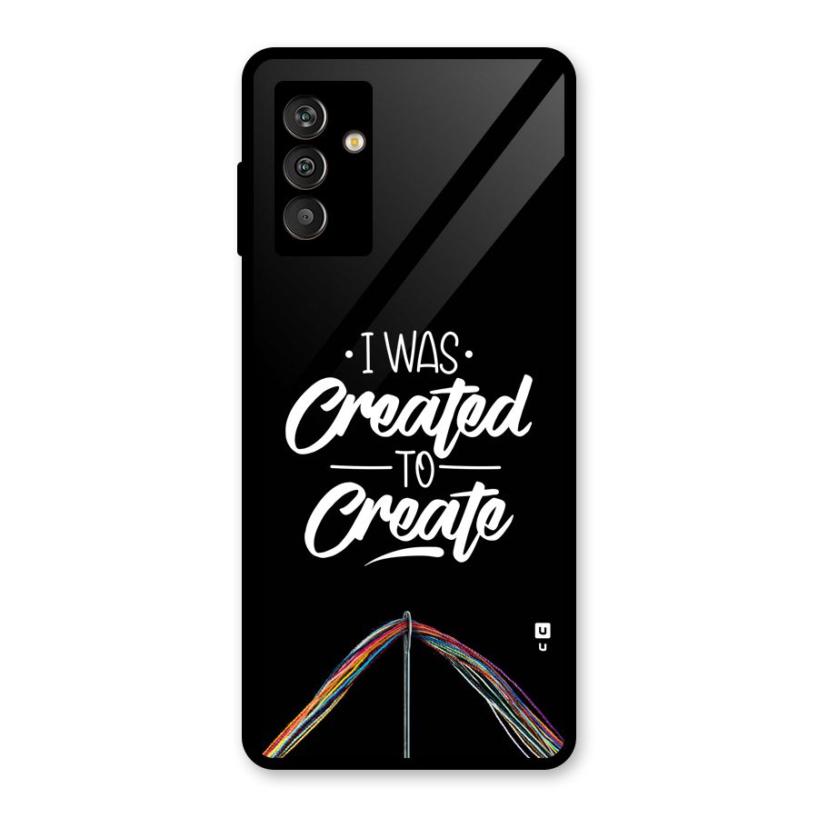Created to Create Glass Back Case for Galaxy M13