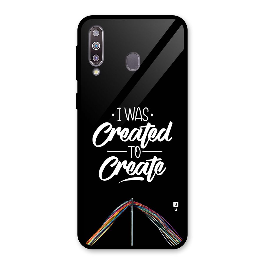 Created to Create Glass Back Case for Galaxy M30
