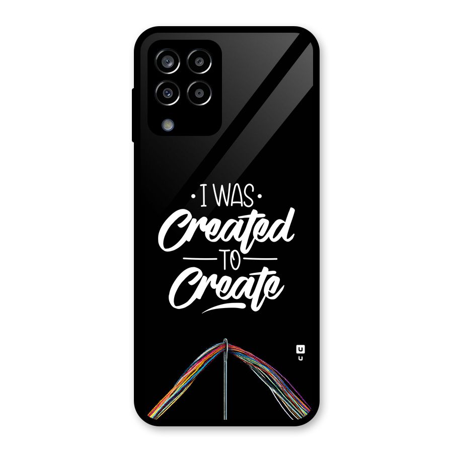 Created to Create Glass Back Case for Galaxy M33