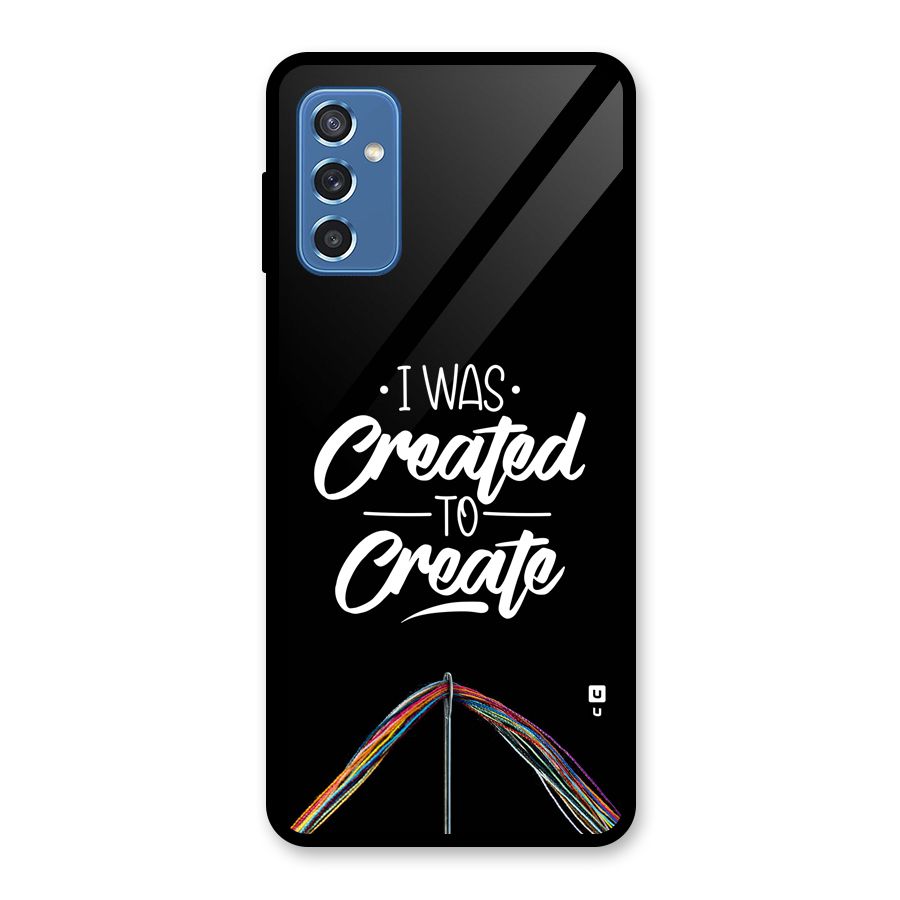 Created to Create Glass Back Case for Galaxy M52 5G