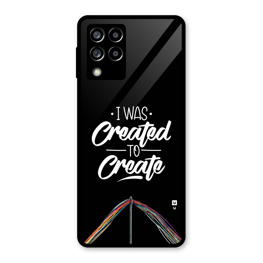 Created to Create Glass Back Case for Galaxy M53 5G