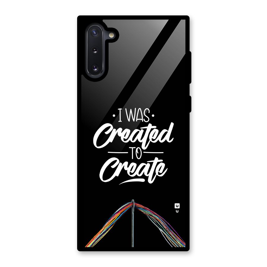 Created to Create Glass Back Case for Galaxy Note 10