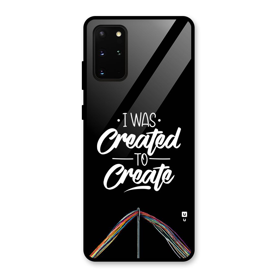 Created to Create Glass Back Case for Galaxy S20 Plus