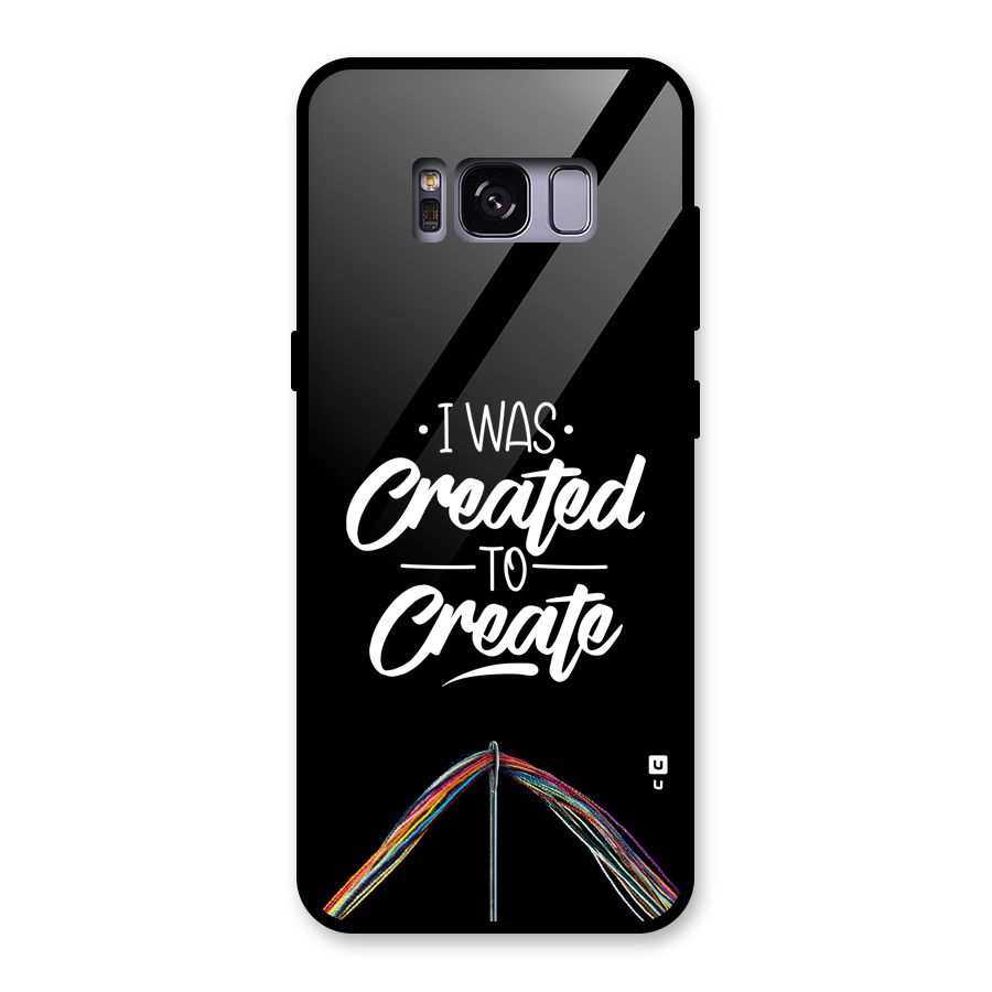 Created to Create Glass Back Case for Galaxy S8