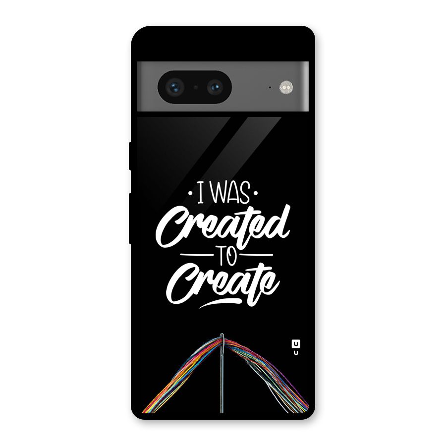 Created to Create Glass Back Case for Google Pixel 7