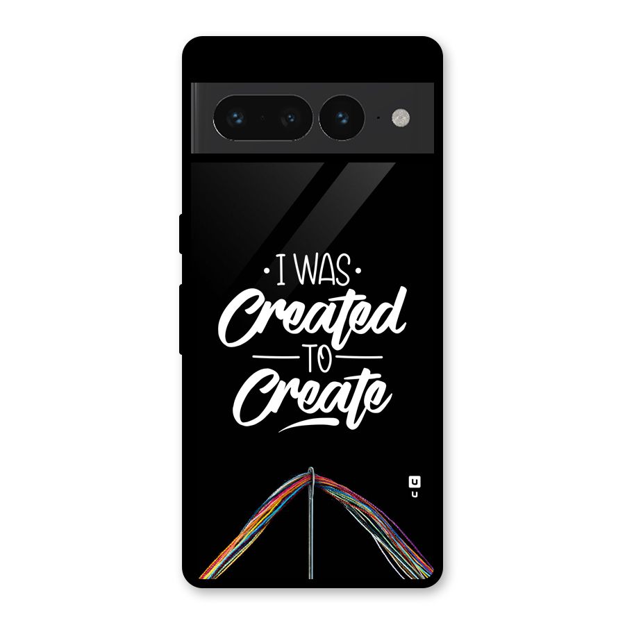 Created to Create Glass Back Case for Google Pixel 7 Pro
