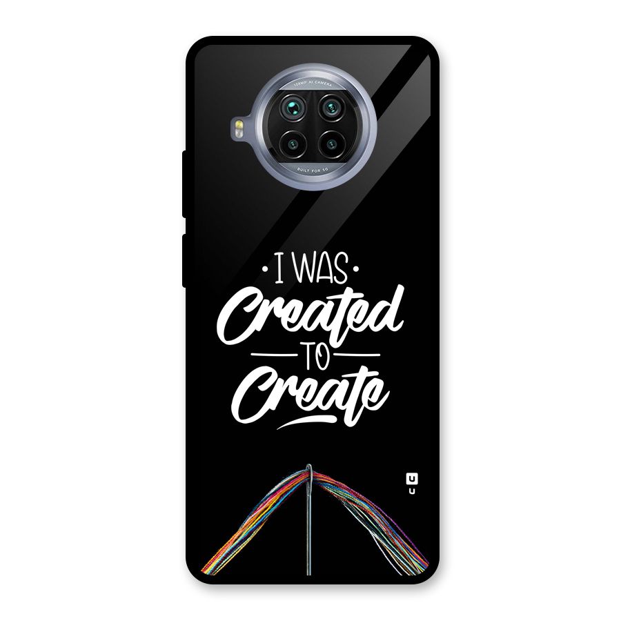 Created to Create Glass Back Case for Mi 10i