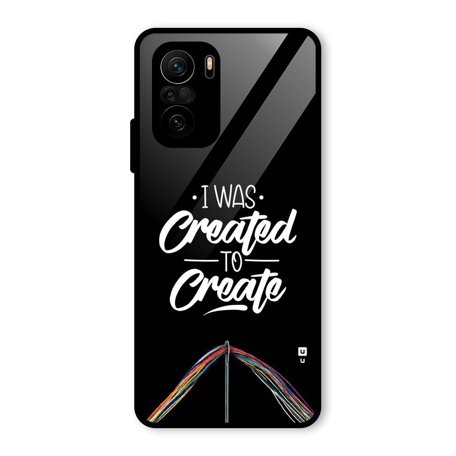 Created to Create Glass Back Case for Mi 11X Pro