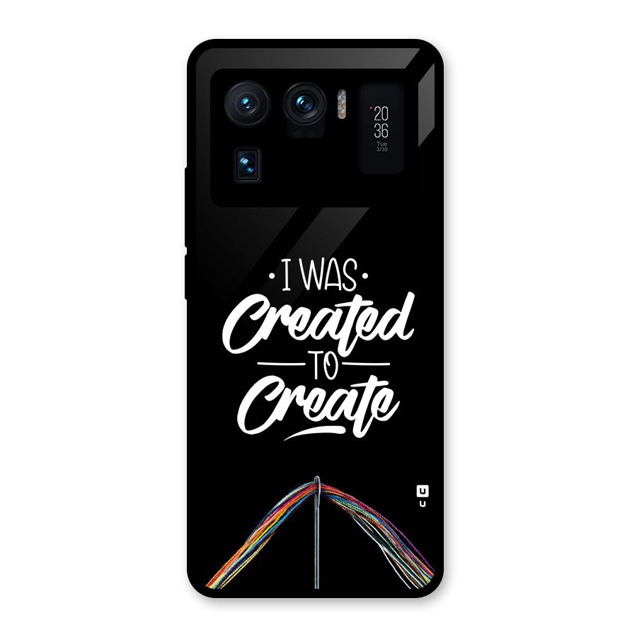 Created to Create Glass Back Case for Mi 11 Ultra