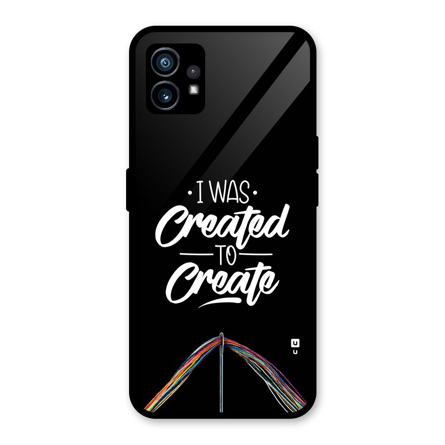 Created to Create Glass Back Case for Nothing Phone 1