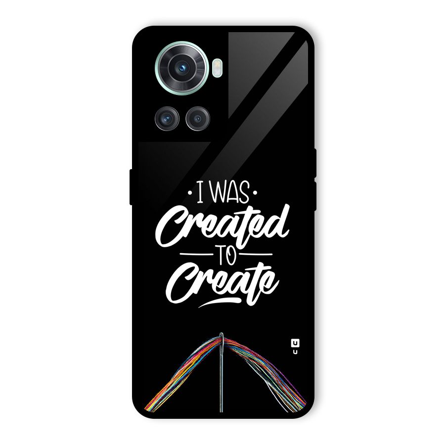 Created to Create Glass Back Case for OnePlus 10R