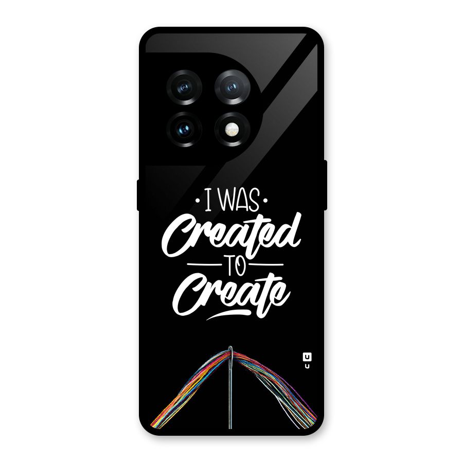 Created to Create Glass Back Case for OnePlus 11