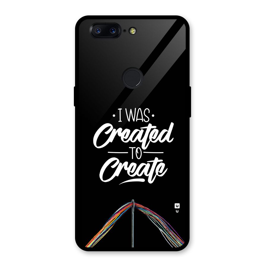 Created to Create Glass Back Case for OnePlus 5T