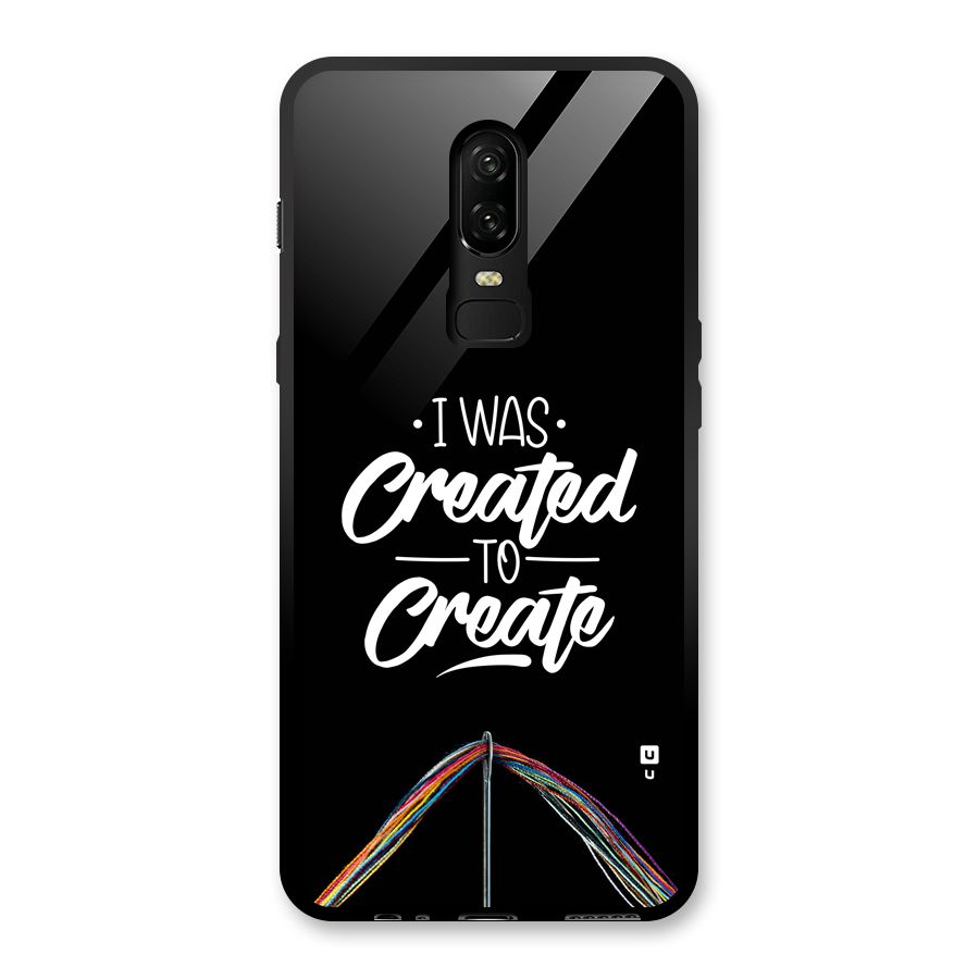 Created to Create Glass Back Case for OnePlus 6