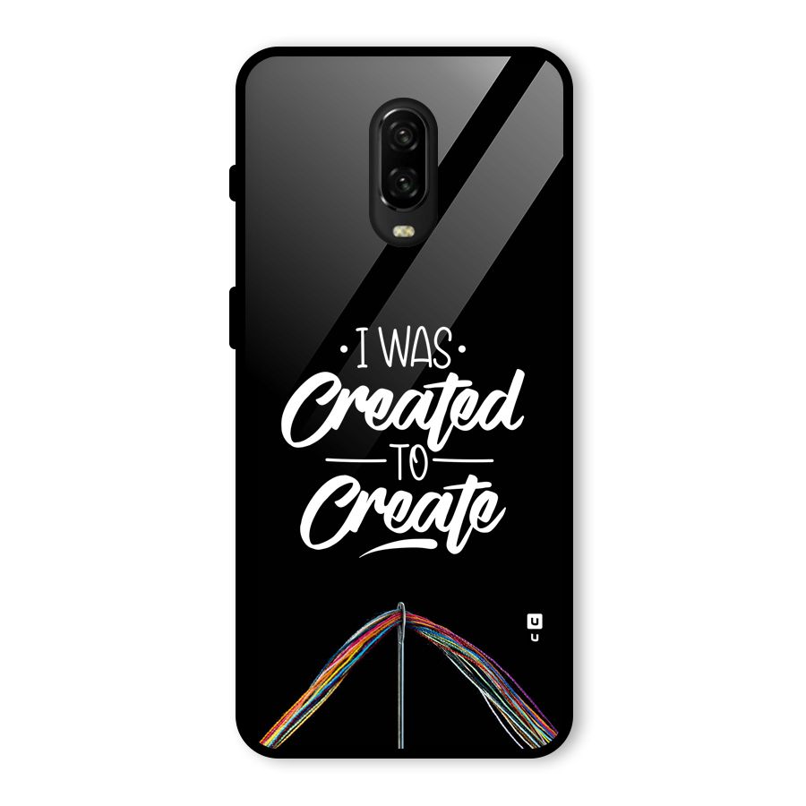 Created to Create Glass Back Case for OnePlus 6T