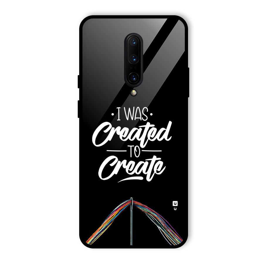 Created to Create Glass Back Case for OnePlus 7 Pro
