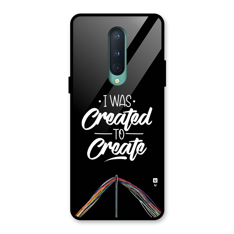 Created to Create Glass Back Case for OnePlus 8