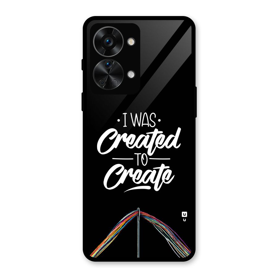 Created to Create Glass Back Case for OnePlus Nord 2T