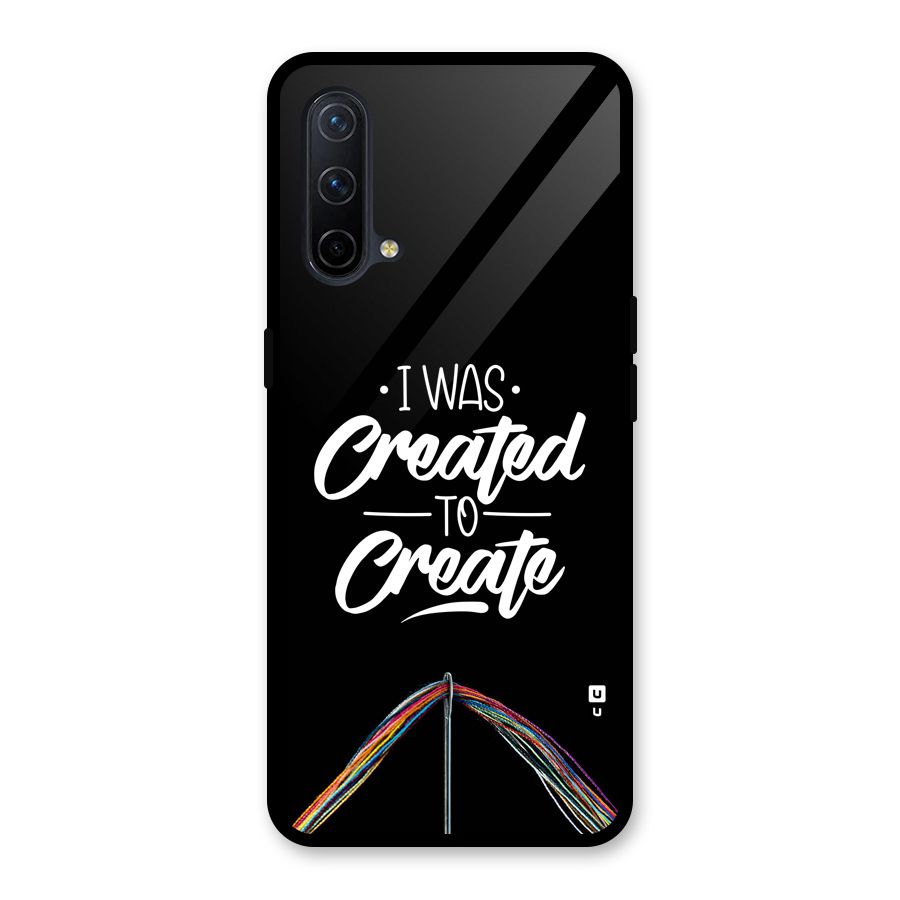Created to Create Glass Back Case for OnePlus Nord CE 5G